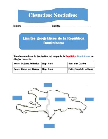 Limites República Dominicana