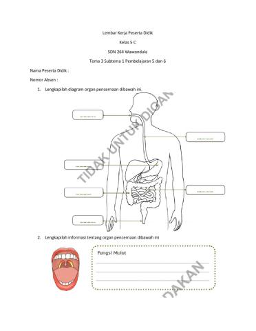 LKPD Tema 3 Subtema 1 Pembelajaran 5,6