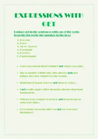 Expressions with get