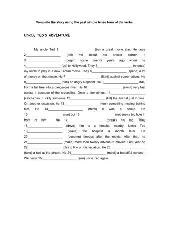 Past Simple: Regular and Irregular Verbs