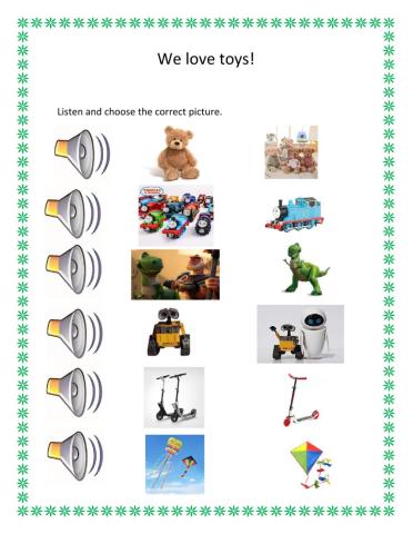 We love toys