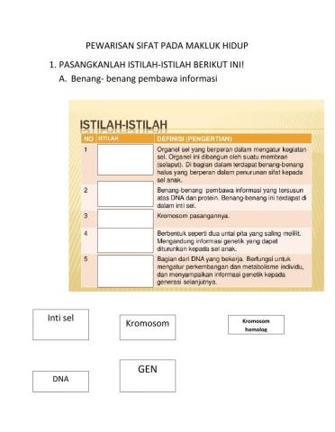 Pewarisan sifat pada manusia