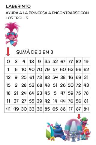 LABERINTO DE 3 EN 3