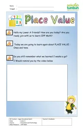 Place Value (Hundreds, Tens, Ones)