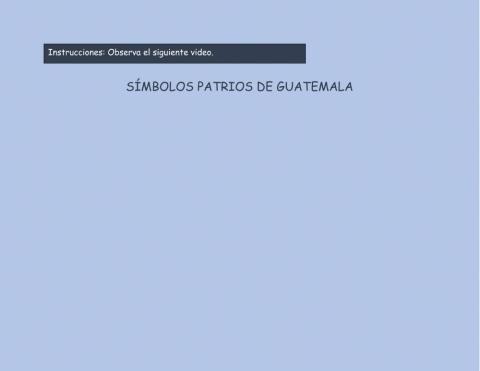 Símbolos patrios Guatemala