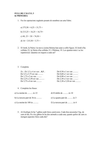 Full de càlcul 3