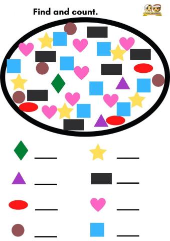 Sains : Find and count 2