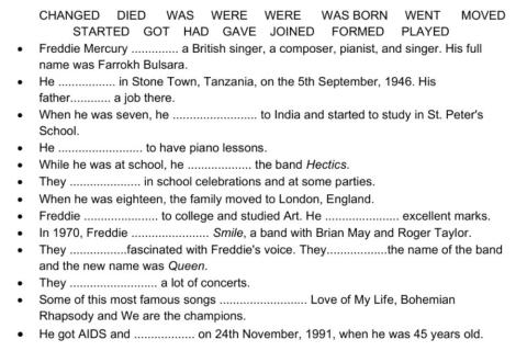 Freddie Mercury - Bio Facts