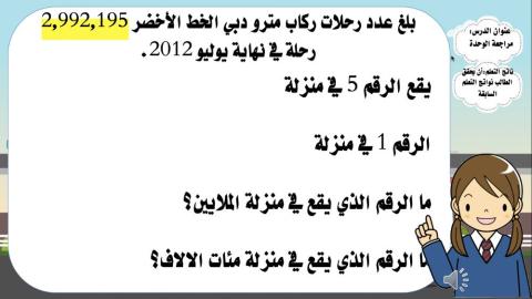 مراجعة الوحدة الأولى