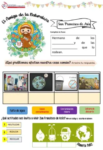 San Francisco de Asís, amigo de la naturaleza.