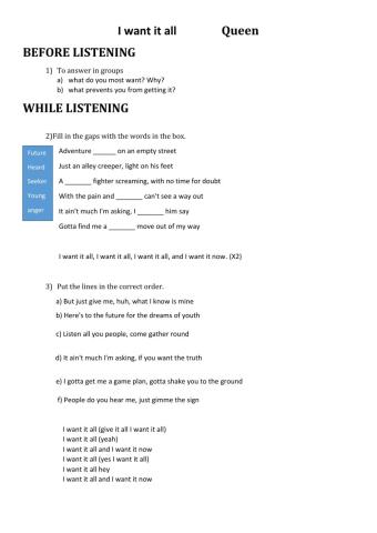 I Want it All - Queen