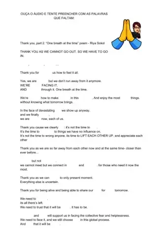 Thank you Corona Virus Part 2 Riya Sokol