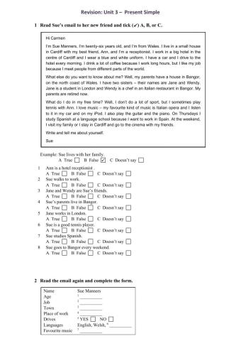 Reading comprehension