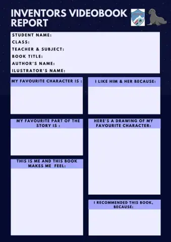 Inventor videobook report