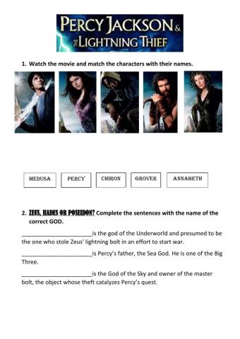 Percy Jackson and the Lightning Thief