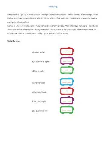 Routine first person singular