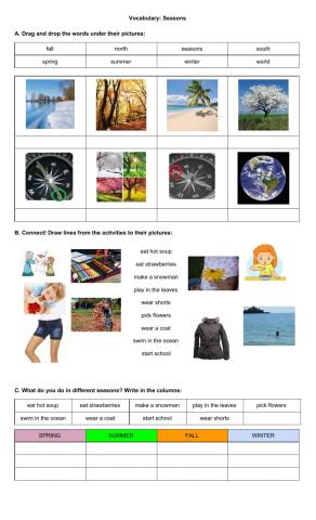 Vocabulary: Seasons