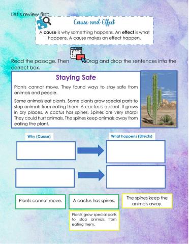 Third term questionnaire: reading and writing