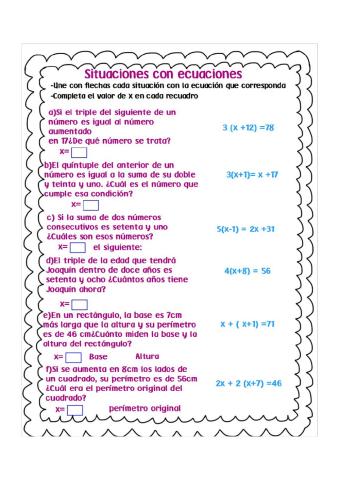 Ecuaciones