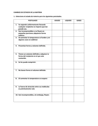 estados de la materia 