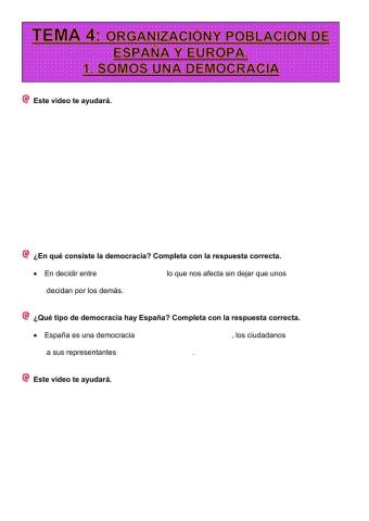 Somos una democracia