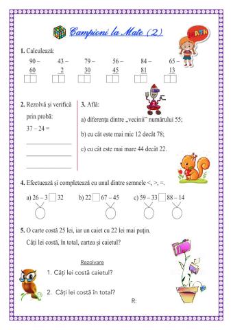 Recapitulare semestrială 2