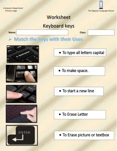 Keyboard keys