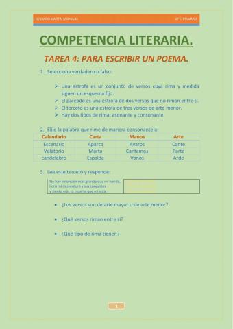 Competencia literaria 4.