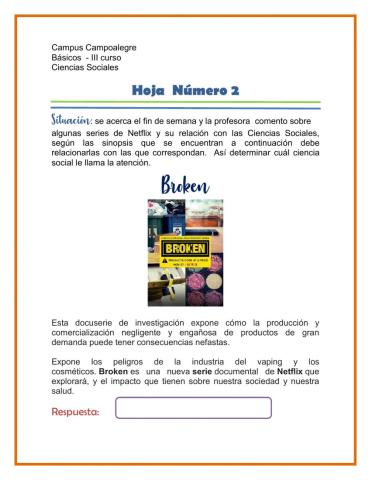 Aplicación de las Ciencias Sociales 