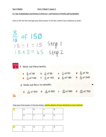 DIS Maths week 2 lesson 6