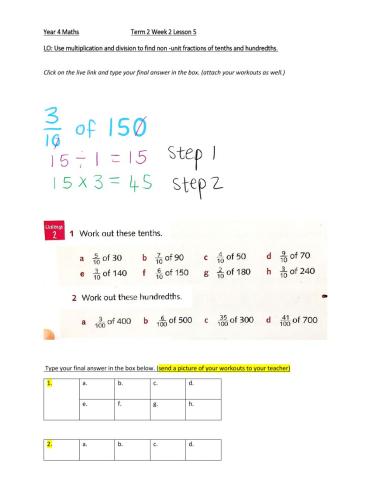 DIS Maths week 2 lesson 6