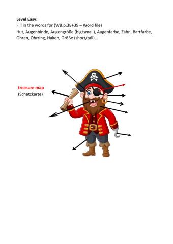 Describe a pirate (More1, Unit 4)