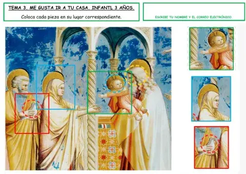 Me gusta ir a tu casa. infantil 3 años tema 3