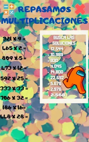Repaso multiplicaciones 3º