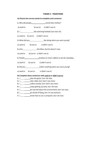 10th Grade Theme 4 Worksheet