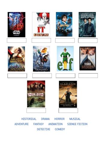 Join the filsm with the genre