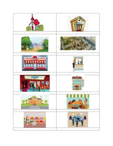 Les lieux de la ville