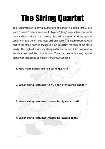 Peter And The Wolf - The String Quartet