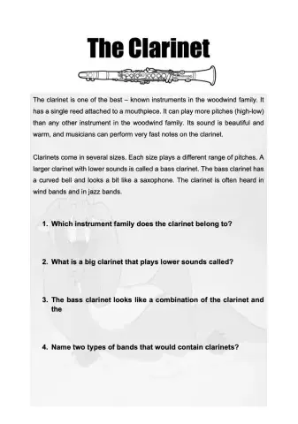 Peter And The Wolf - The Clarinet