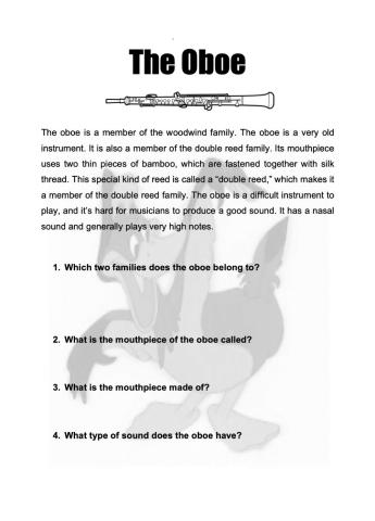 Peter and The Wolf - The Oboe