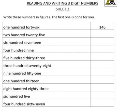 Read and Write to 1000