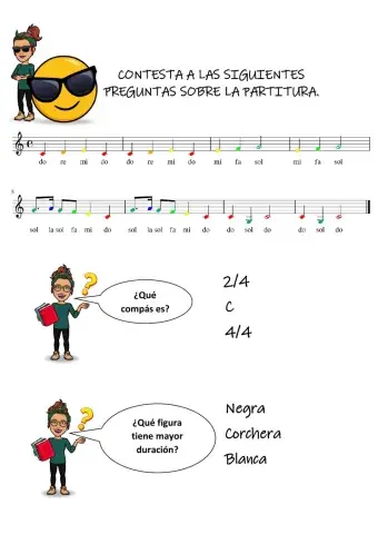 Pregutnas sobre una partitura