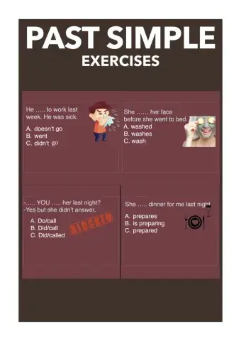 Past Simple Exercises