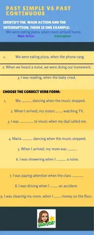 Past Continuous vs Past Simple 