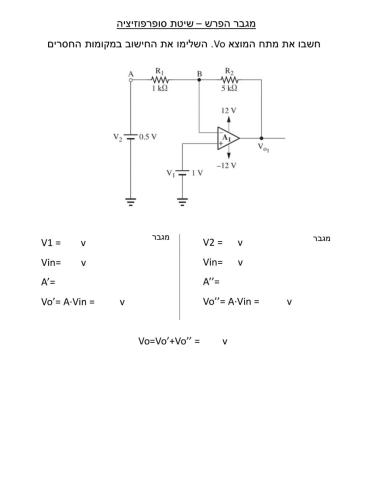 מגבר שרת מחסר