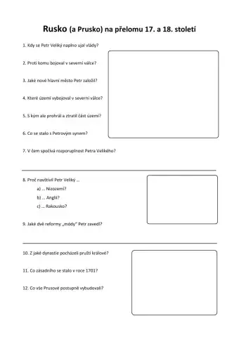 Rusko a Prusko