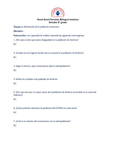 La población americana