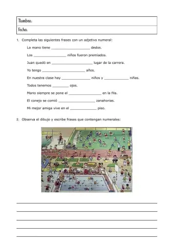 Determinantes numerales