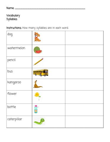 Syllables