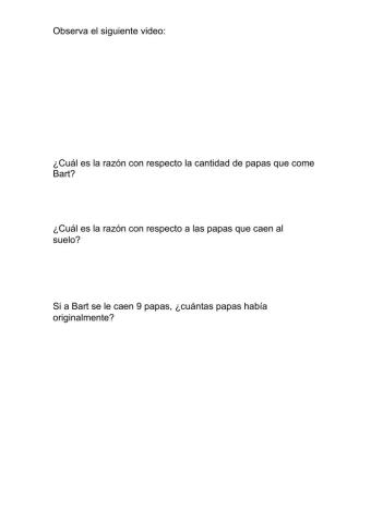 Juego proporcionalidad